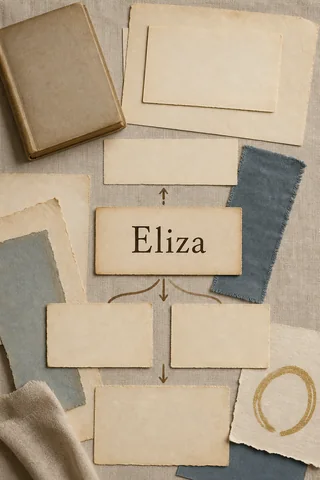 Eliza 名字源頭意象圖