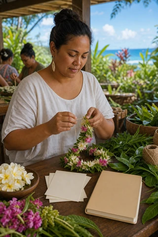 Leilani 名字源頭意象圖