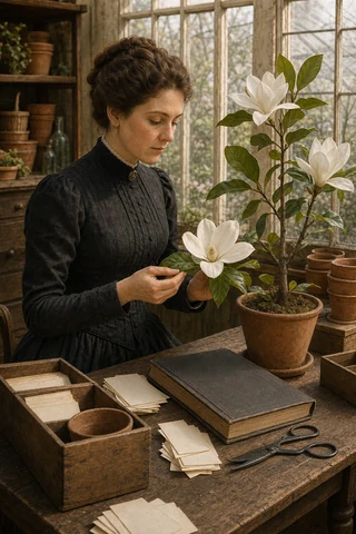 Magnolia 名字源頭意象圖