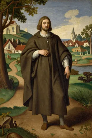 Old English priest town