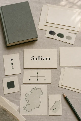 Sullivan / Ó Súileabháin Irish surname source route